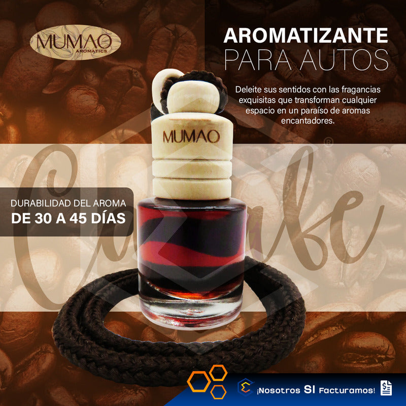 2 Aromatizante Colgante Botella 8ml Auto Casa Ambiente Mumao