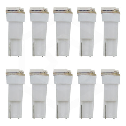 10 Focos Led Tablero De Mandos Cluster T5 2721 12v 7 Colores