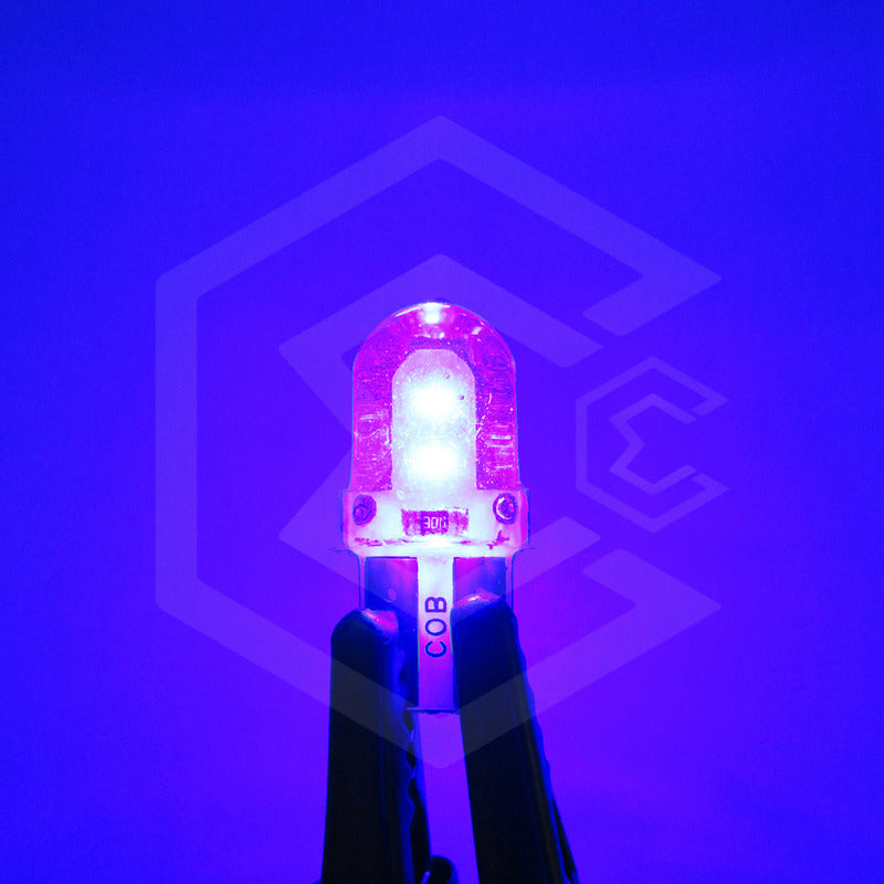 Kit 5 Pares  Focos Led Cob Pellizco T10 Silicon Auto Moto