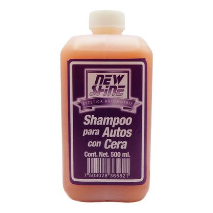 5 Shampoo Para Auto Con Cera Excelente Brillo 500ml