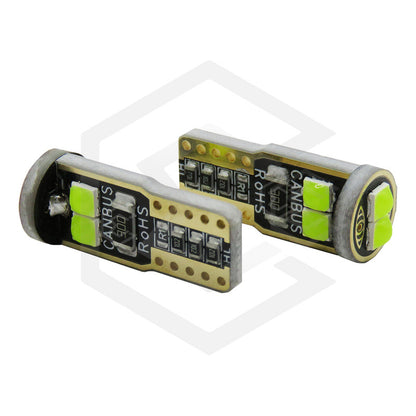 Kit 10 Focos Pellizco 6 Led Burbuja Canbus Super Potente 12v