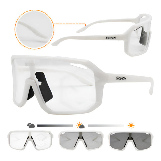 Lentes Gafas Blanco Fotocromáticas Deporte Proteccion Uv400 Blanco