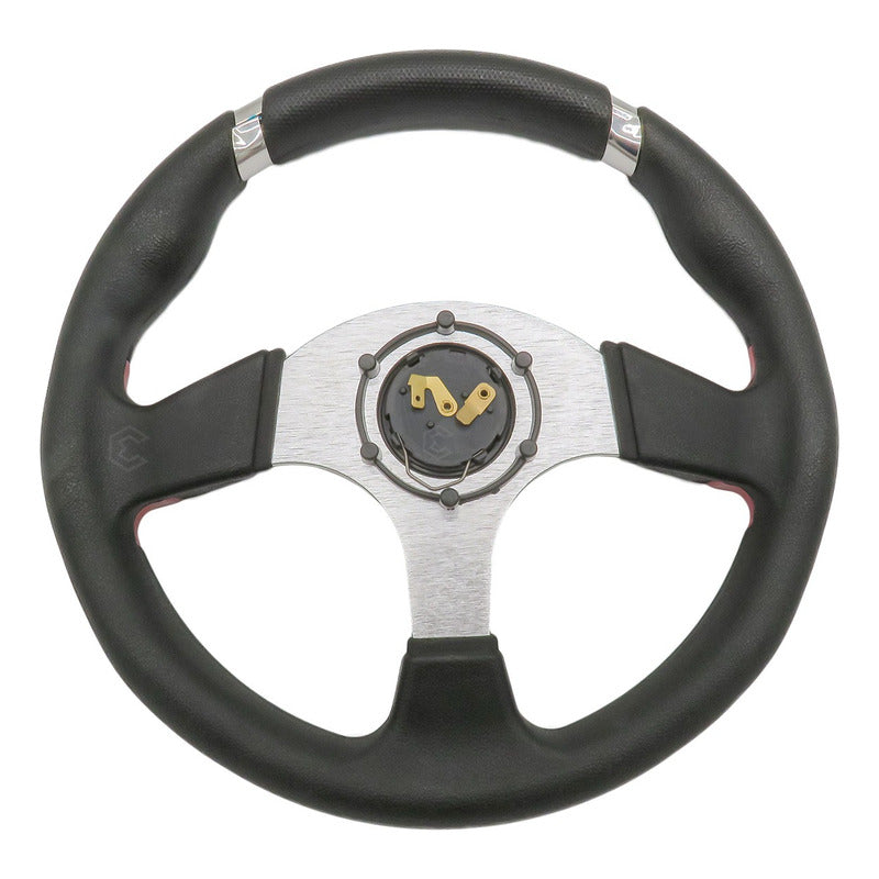 Volante Deportivo Universal De Metal Con Agarre En Cromo