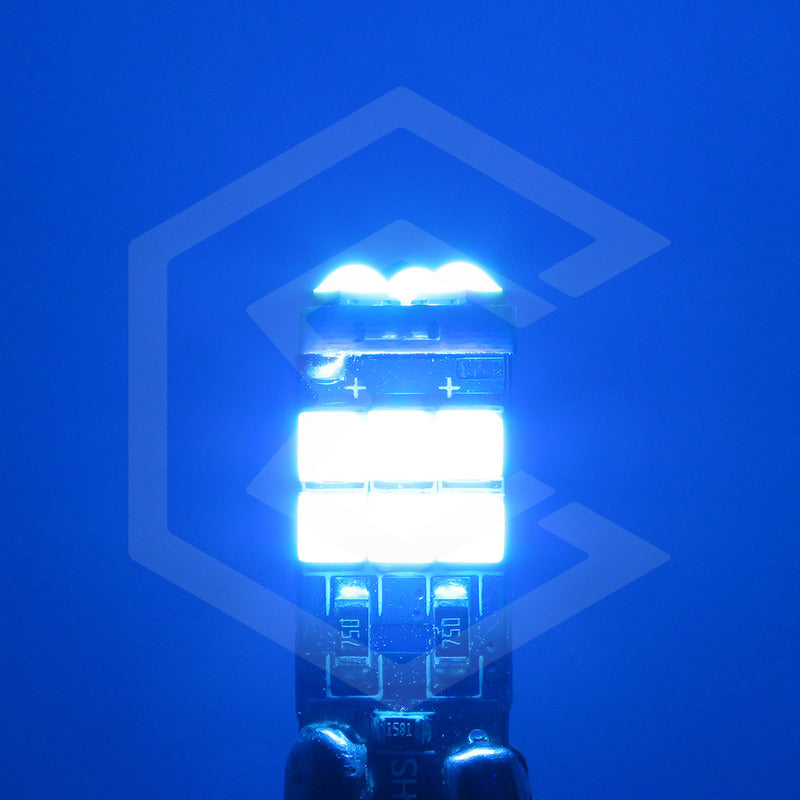Kit De 10 Focos Pellizco T10 15 Leds Burbuja Doble Polaridad