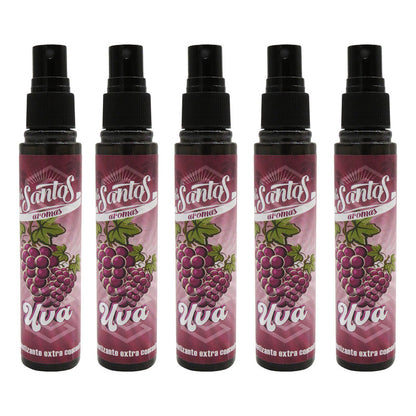 5 Aromatizante Botella Spray Liquido 60ml Auto Casa Ambiente
