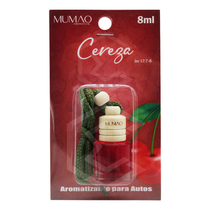 3 Aromatizante Colgante Botella 8ml Auto Casa Ambiente Mumao