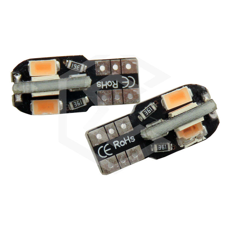 Par Focos De Pellizco 8 Led Canbus Alta Intensidad 12v