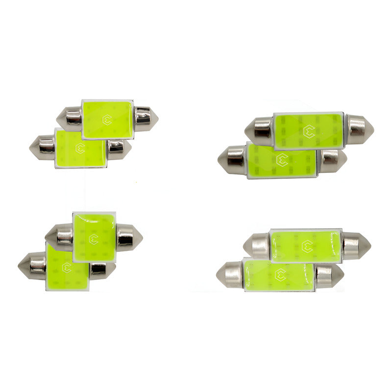 2 Pzs Foco Led Cob Festoon Fusible Interior 31 36 39 Y 41 Mm