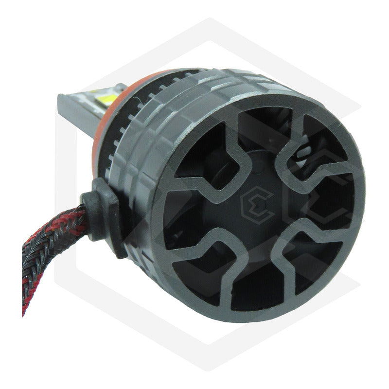 Kit Focos H11 12 Led Csp 9-30v 34.2w Reales Alta Baja 8000lm H11