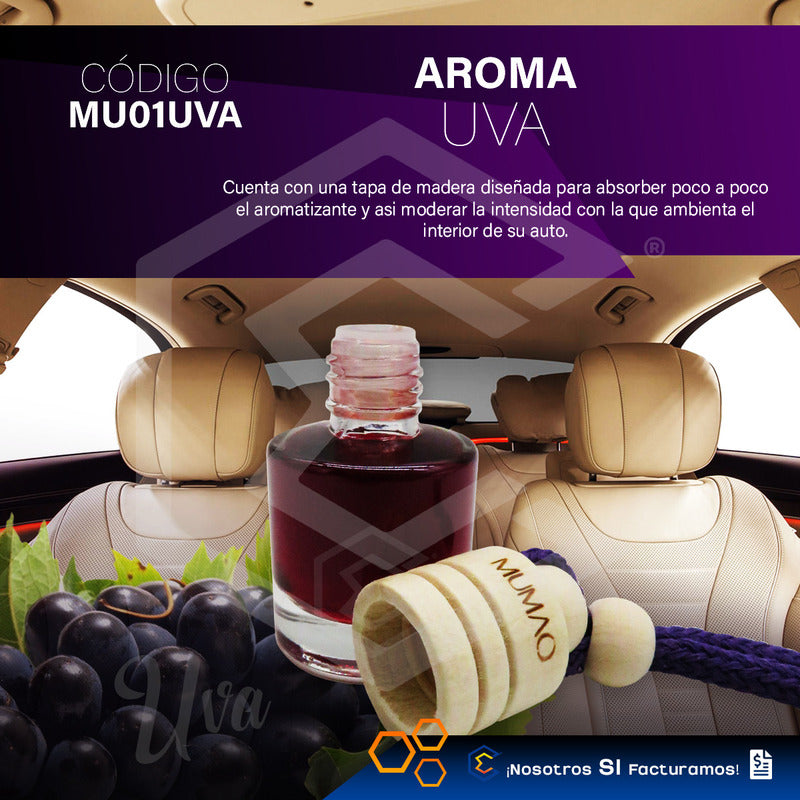 2 Aromatizante Colgante Botella 8ml Auto Casa Ambiente Mumao