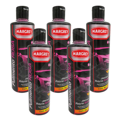 5pulimento 500ml Blanco,azul,rosa Alto Brillo Grano A Elegir