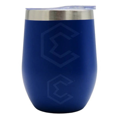 Termo Vaso Whiskero Personalizado Nombre O Logo Láser 12oz Azul Marino