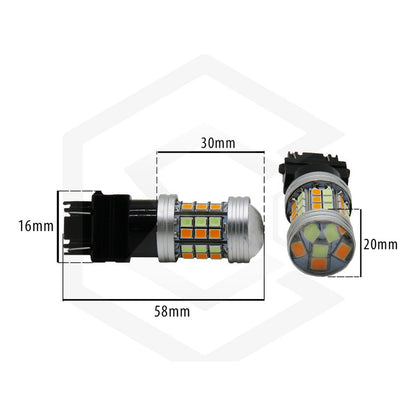 Dos Focos Led 1034 7443 1157 3157 T20 Canbus Dual Color 12vt