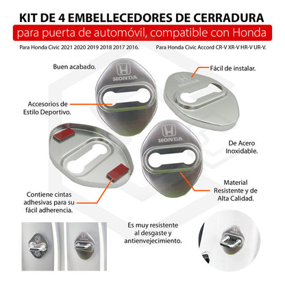 Embellecedor De Cerradura De Puerta Civic City Crv Hrv Crz T