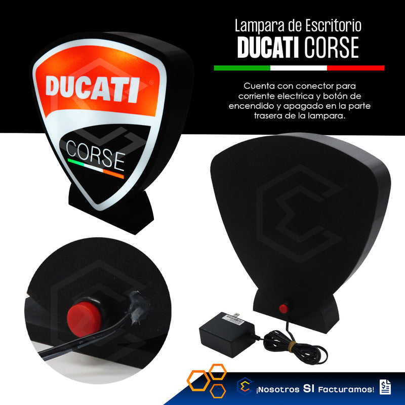 Lampara Led Bmw Escritorio Decoración Impresión 21cm 3d Petg Ducati