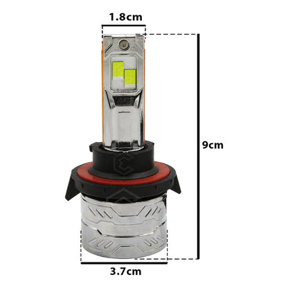 Kit 2 Focos H13 48led Csp Nitrogeno Zinc Alta Y Baja 22000lm H13