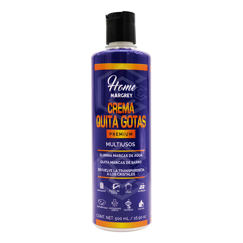 Crema Quita Gotas Vidrios Casa Hogar Premium 500ml Margrey Beige