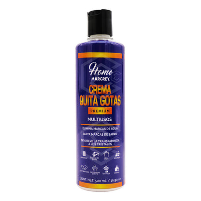 Crema Quita Gotas Vidrios Casa Hogar Premium 500ml Margrey Beige