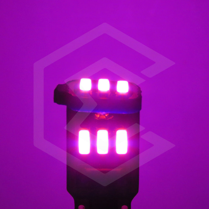 Par De Focos De Pellizco T10 9 Leds Canbus No Error 4014 12v