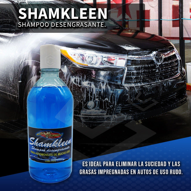 Shampoo Desengrasante Para Auto Moto Rzr De Uso Rudo 500ml