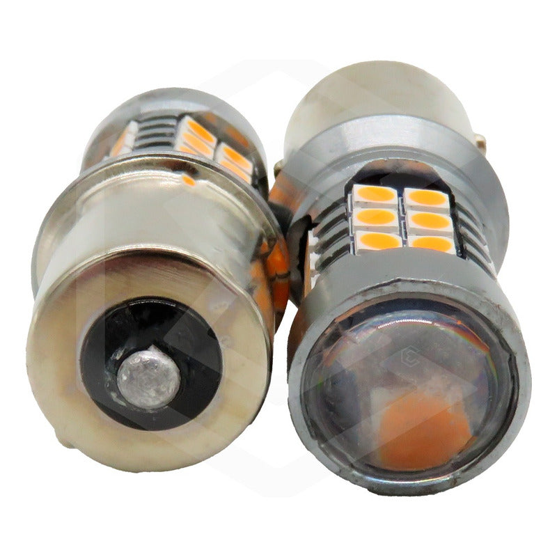 2 Focos 27 Led 1156 1157 3157 7440 7443 No Error Stop Cuarto
