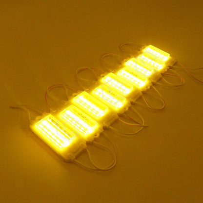 10 Módulo Rect 6led Mz-65 Alta Intensidad Color A Elegir 12v