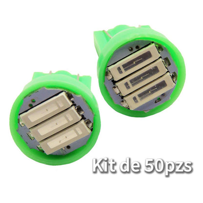 Kit 50 Focos De Pellizco 3 Leds Grande Super Potente