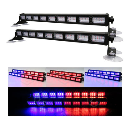 Barra 162 Leds 19 Funciones 9 Módulos Bicolor Estrobo 12-24v