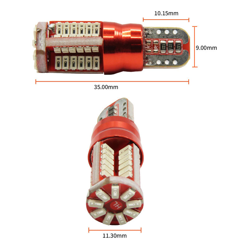Par De Focos De Pellizco Mazorca 57 Led Super Potente 12v