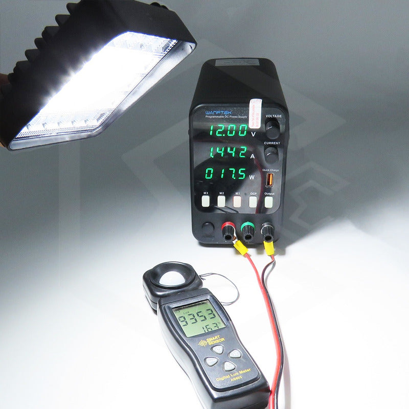 Par De Faros 30 Leds 9-30vluz Blanca/rojo/azul 6 Funciones T