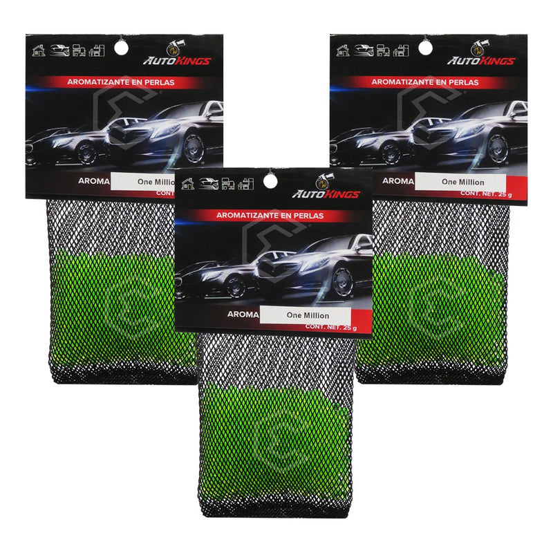 3 Aromatizante Para Auto Desodorante Perla Casa Oficina 25gr
