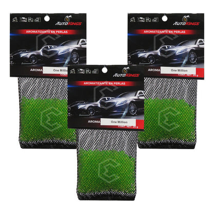 3 Aromatizante Para Auto Desodorante Perla Casa Oficina 25gr