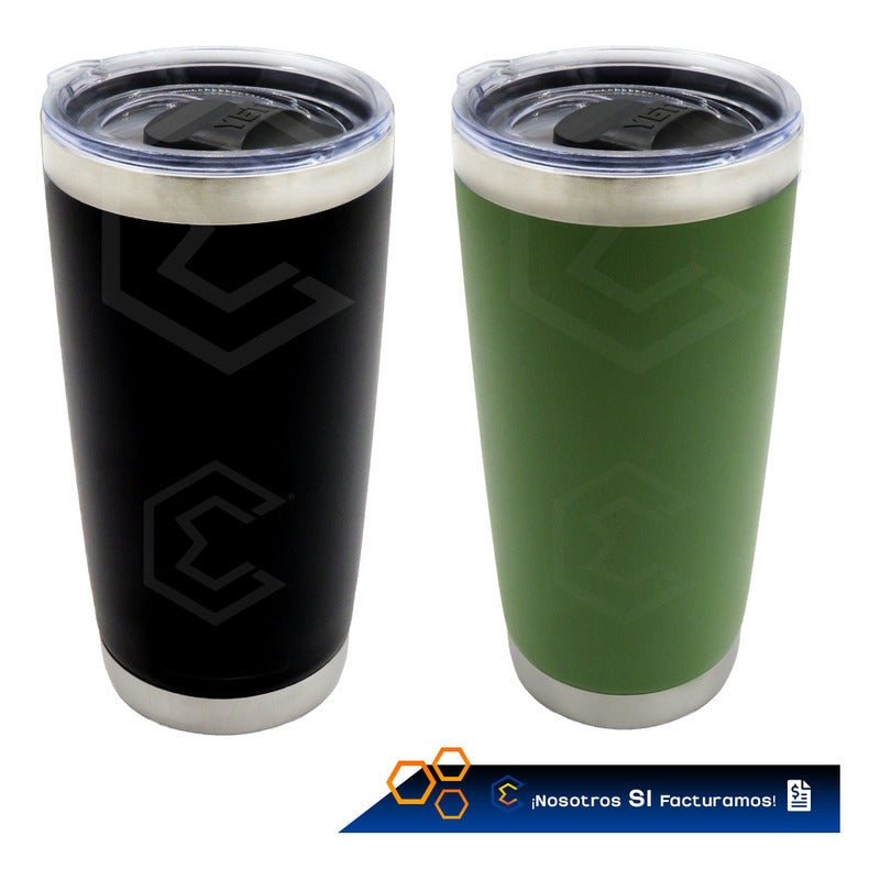 Termo Vaso Personalizado Nombre O Logo Láser 20oz Tipo Yeti