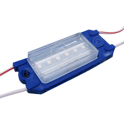 10 Módulo Rect 6led Mz-65 Alta Intensidad Color A Elegir 12v
