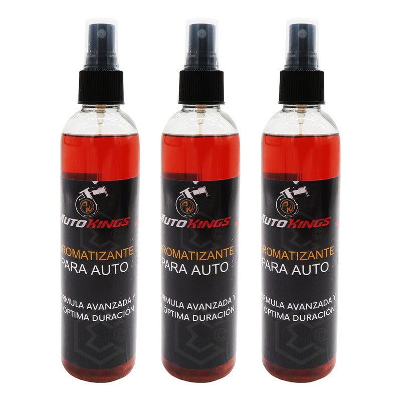 3 Aromatizante P Auto Desodorante Liquido Casa Oficina 270ml