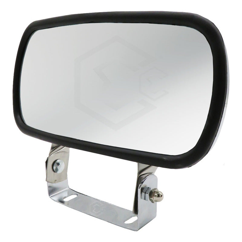 1 Espejo Lateral Universal Trailer Camion Cromado Banquetero