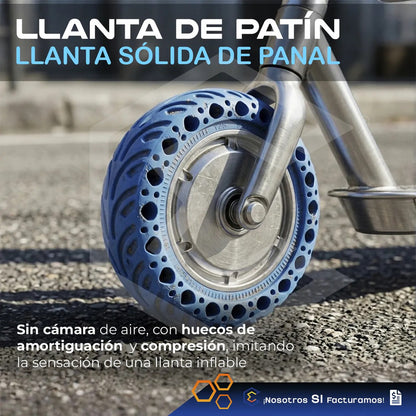 Llanta Sólida Para Scooter Uso Rudo Alta Resistencia 8.5x2cm