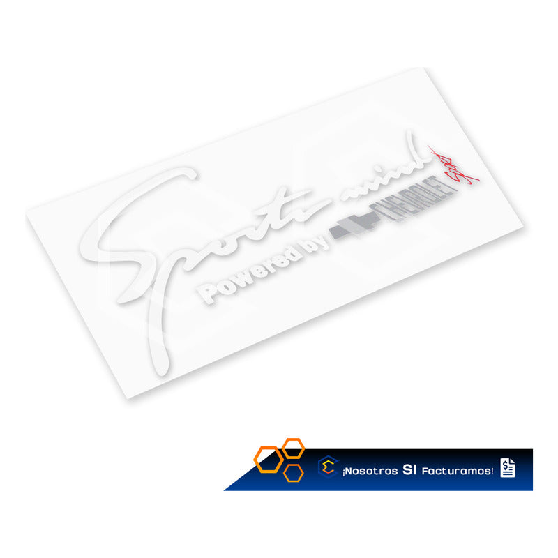 Calcomanía Sport Mind Chevrolet Sticker Vinil Auto Moto 25cm