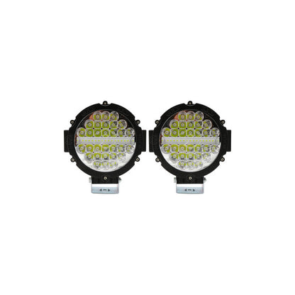 Par Faros Redondo Exploradores 45 Leds Fijo 36,000lm 12-24v