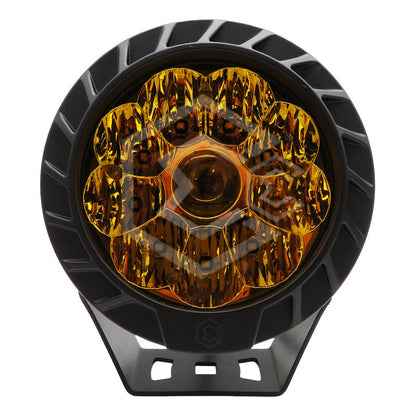 Par Faros Universales Redondo 5.5'' 10 Led Hiper Lupa 12-24v