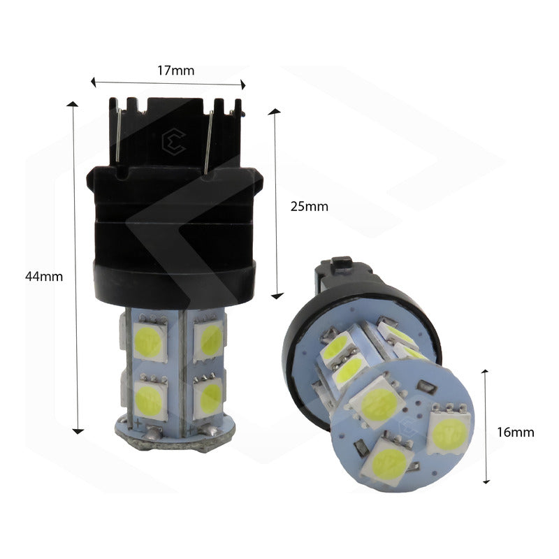 2 Focos 1157 1156 1176 3157 7440 7443 13 Leds  Estrobo 12v