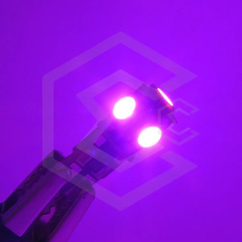 Kit De 10 Focos De Pellizco T10 5  Leds 5050 Alta Potencia