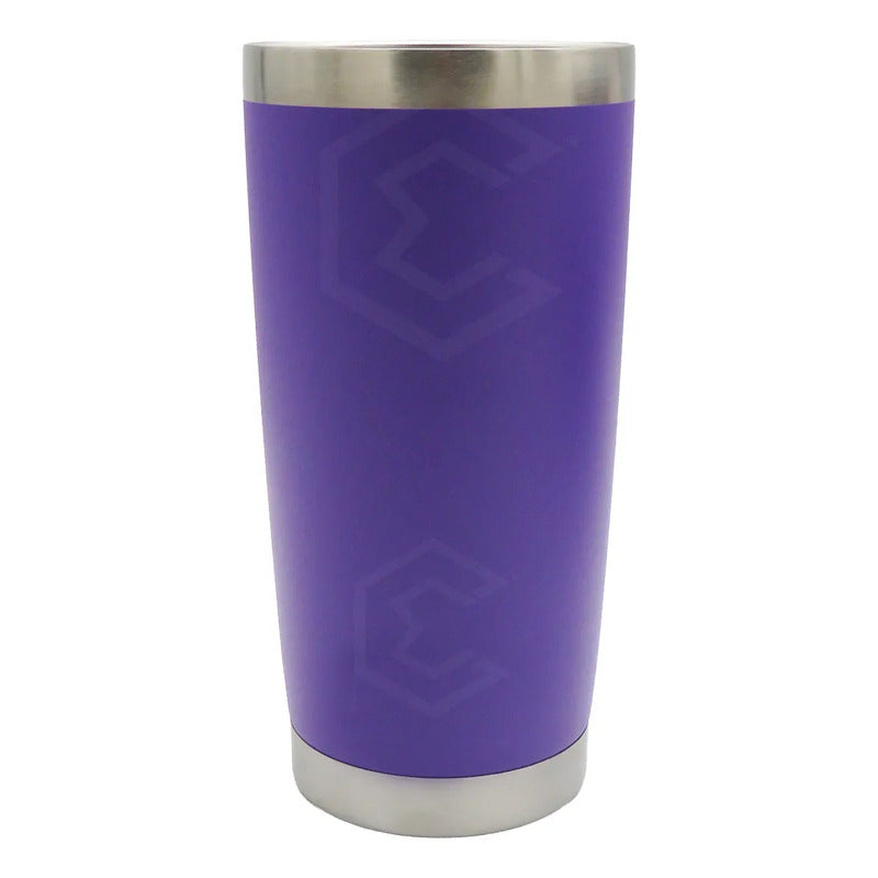 Termo Vaso Personalizado Nombre O Logo Láser 20oz Acero Inox Morado