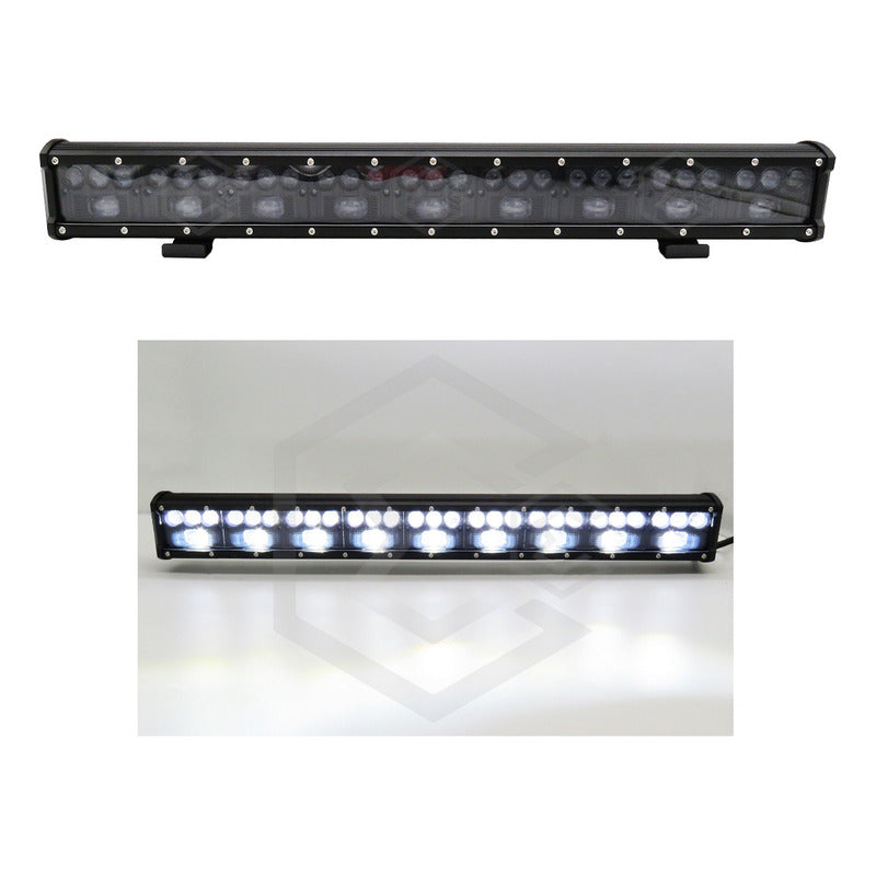 Barra 36 Hiperleds Funcion Blanco Fijo 25'' 35,000lm 12-24v