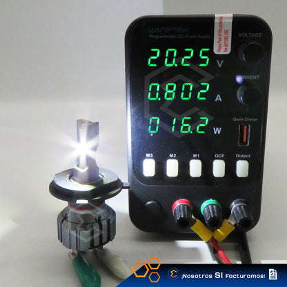 Kit Focos 24 Led H4 Alta Y Baja Plug And Play 10000lm 12-24v H4