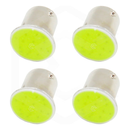 4 Focos 1156 1157 Led Cob Cuarto Stop Direccional Reversa