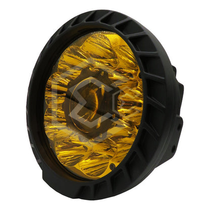 Faros Universales Redondo 10 Leds Hiper Lupa Fijo 7'' 12-24v