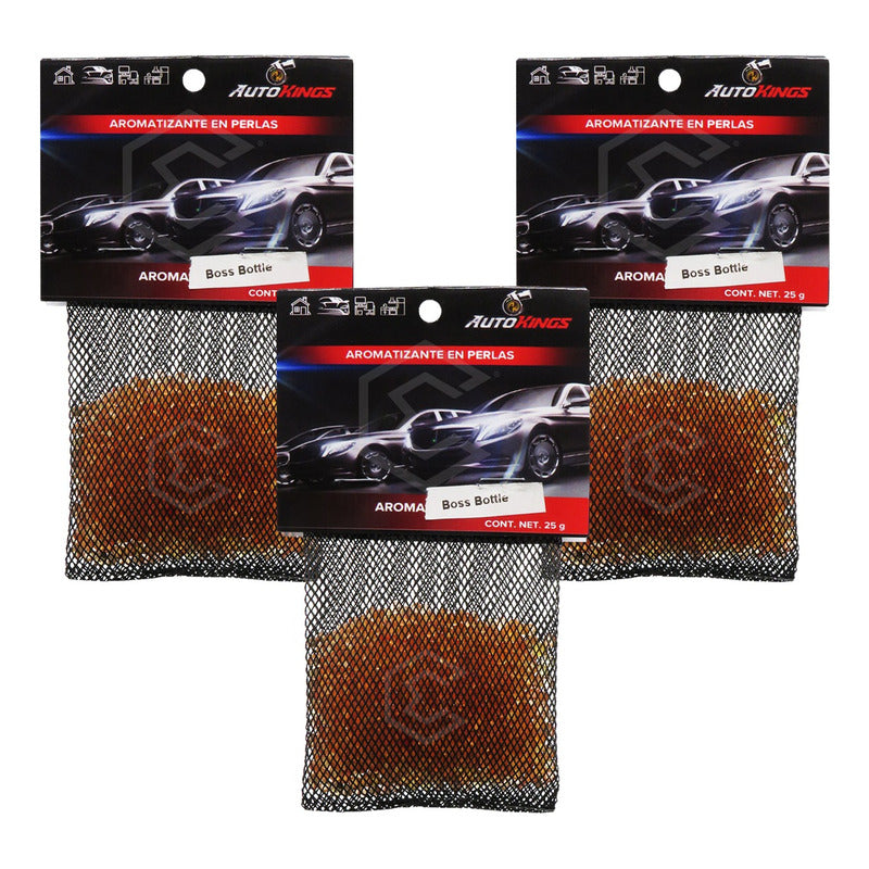 3 Aromatizante Para Auto Desodorante Perla Casa Oficina 25gr