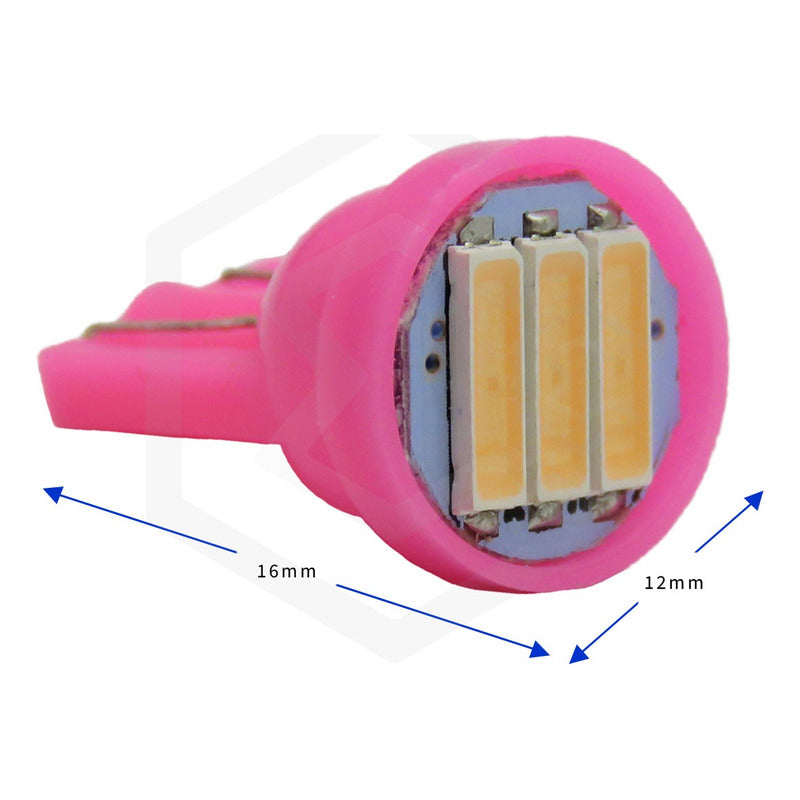 Kit 5 Par De Focos De Pellizco 3 Leds Grande Super Potente