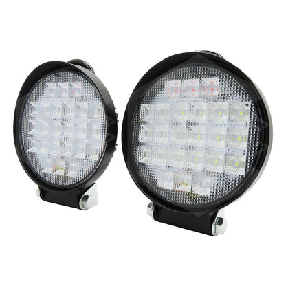 Par De Faros 30 Leds 9-30vluz Blanca/rojo/azul 6 Funciones T